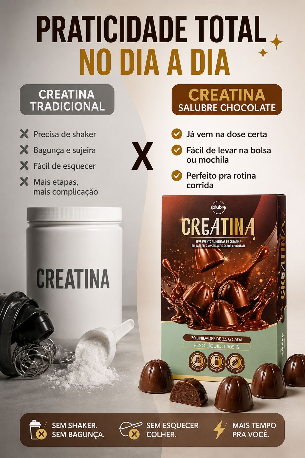Showcase Creatina Salubre